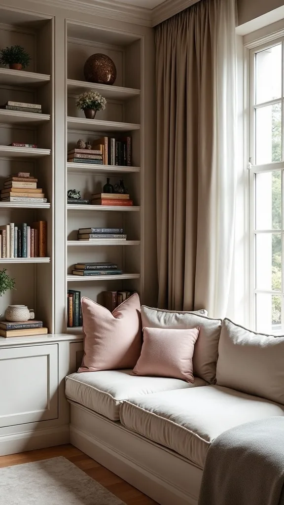 How to Style Floor-to-Ceiling Bookshelves Without Making Them Heavy