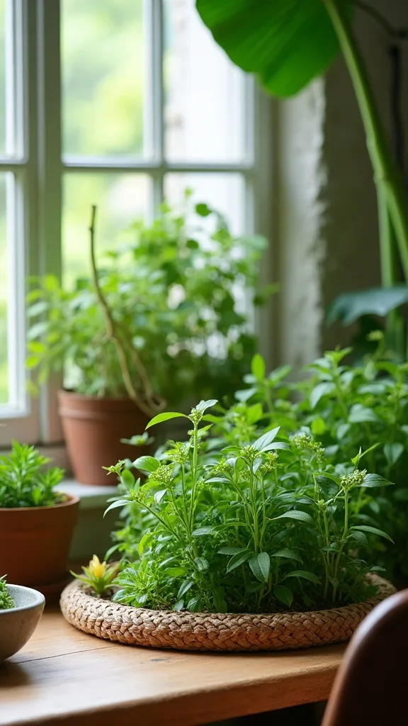 What should I do with herbs at the end of summer?