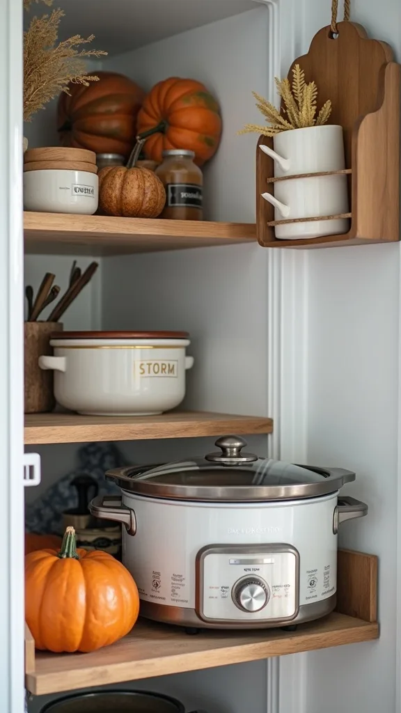 Set up a ‘leftovers first’ shelf in the fridge for slow cooker meals