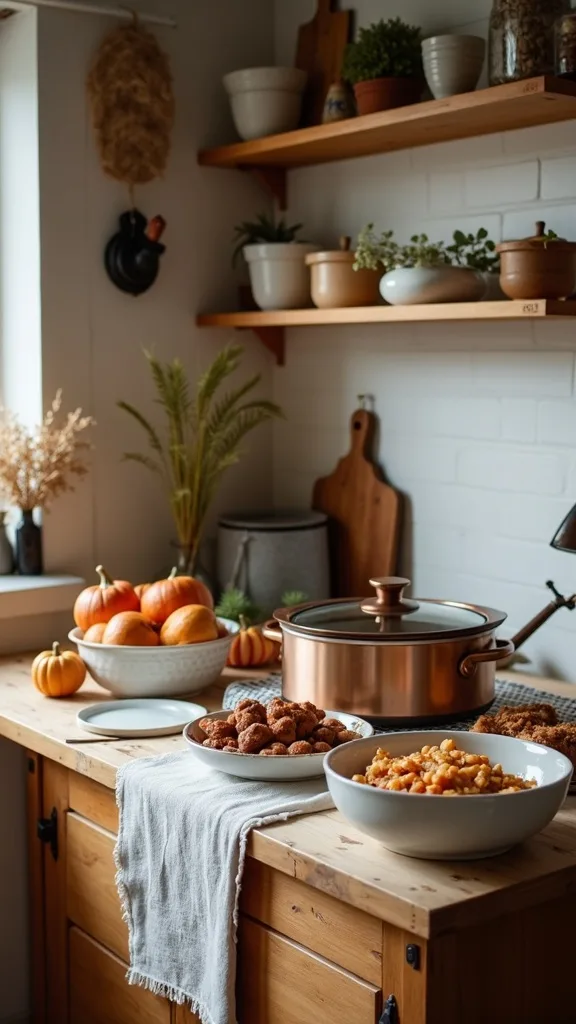 Keep the station flexible for holidays and big-batch cooking