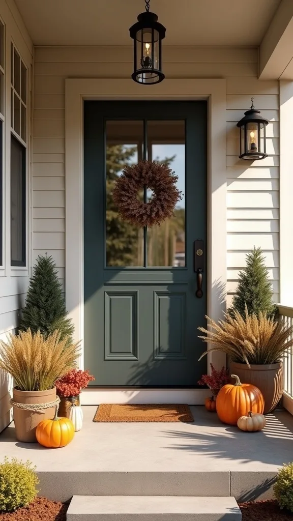 What should I do if my porch is covered and feels dark in fall?