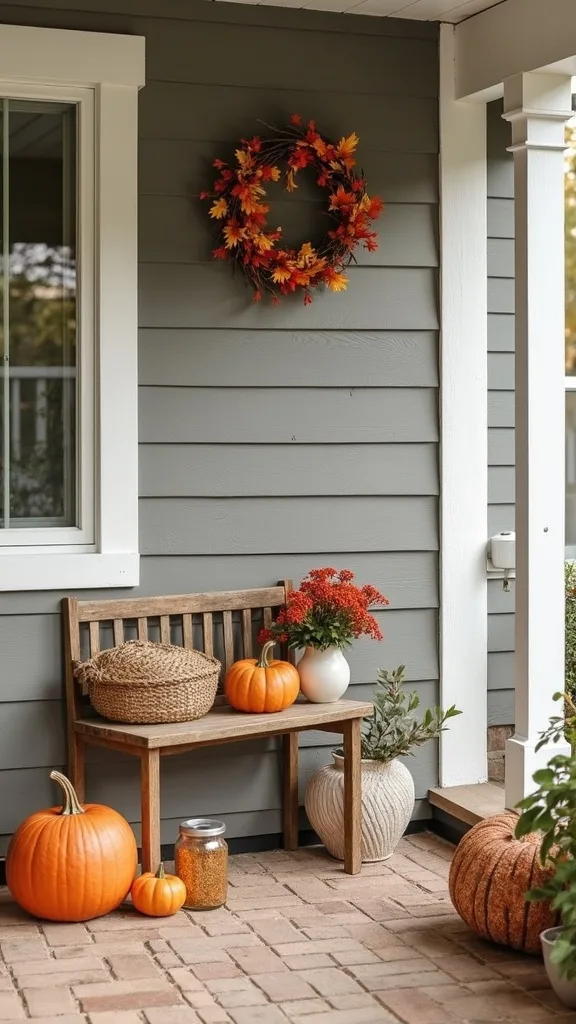 How do I decorate if I don’t have a bench or porch furniture?