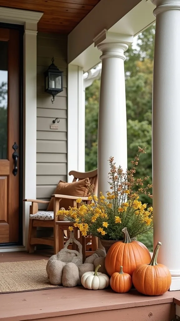 How do I make my porch decor withstand wind and rain?