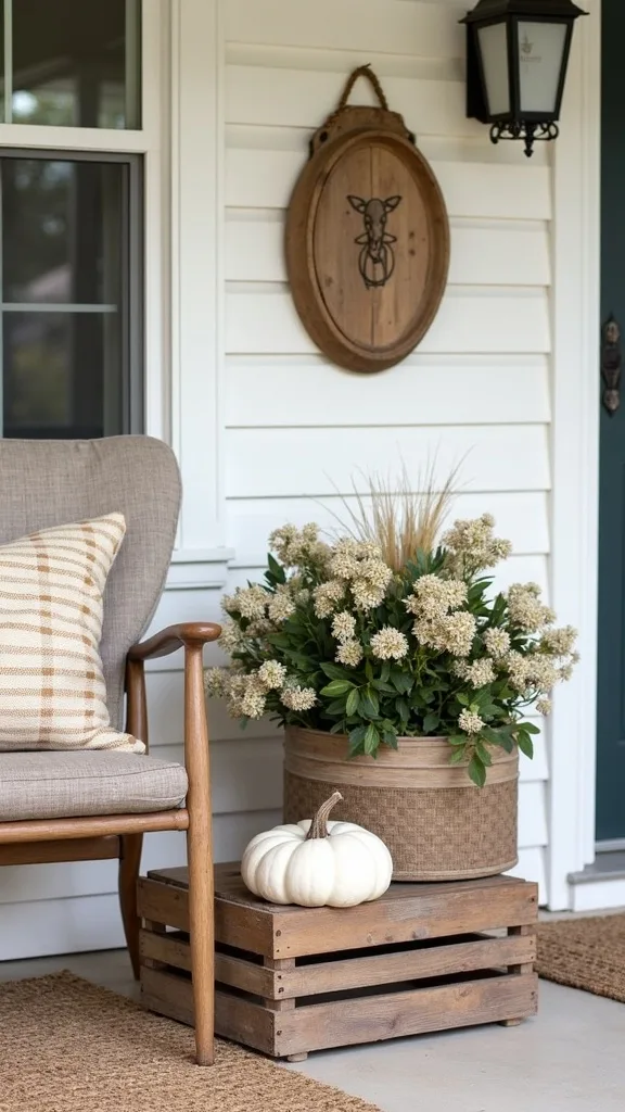 How do I style wooden crates so they look intentional (not like storage)?