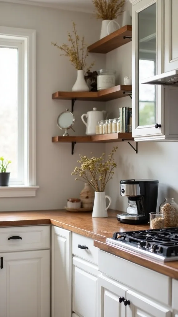 How do you style a coffee station for fall on a budget?