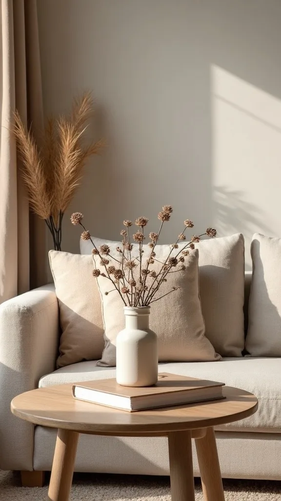 What’s the best way to add fall texture if your room is already neutral?