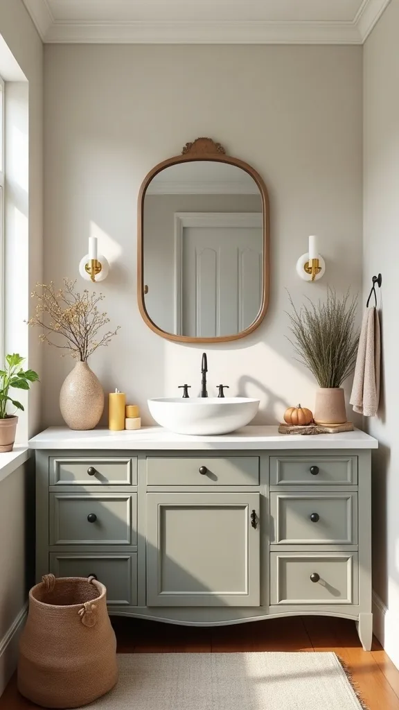 What’s the easiest way to bring in wood tones if your furniture is mostly painted or metal?