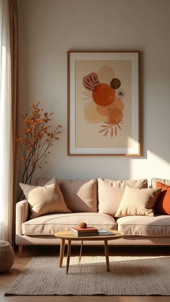 How do you choose a base palette that looks like an earth tone interior, not a fall theme?