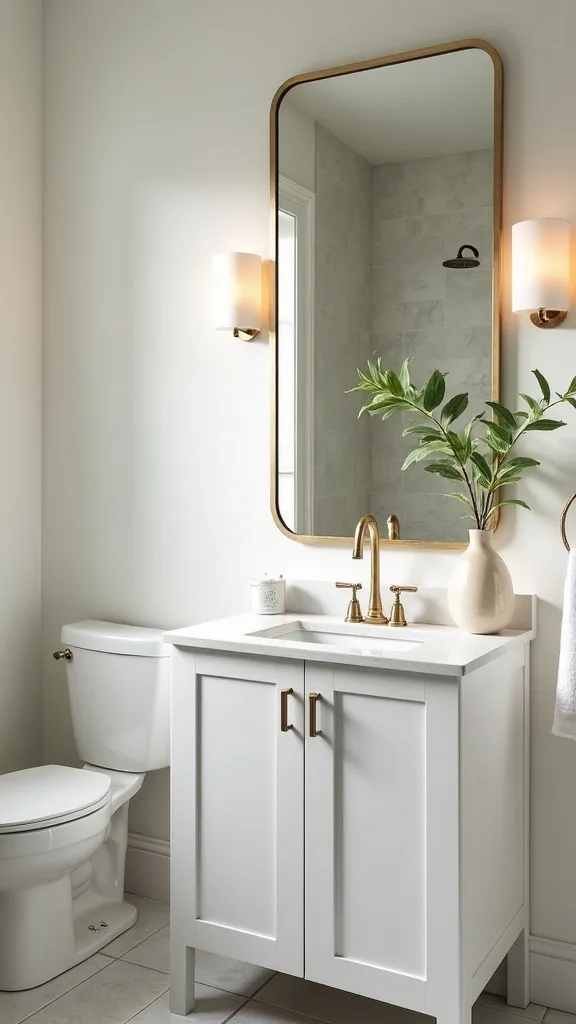 What should I avoid when organizing a busy morning bathroom?