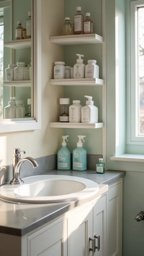 How do I organize medicine and first aid safely but accessibly?