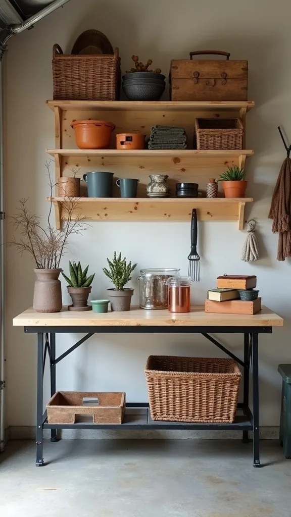 Use a Folding Table as a Temporary Sorting Surface