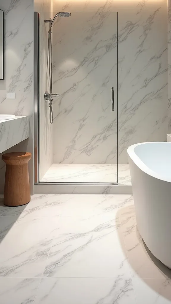 How do you keep the floor looking crisp with hair, dust, and water spots?