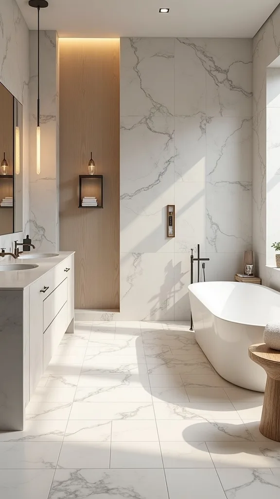 What accessories make radiant heat feel like a spa experience?
