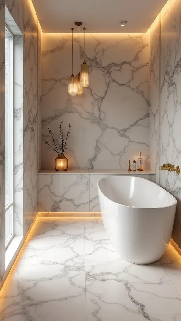 What’s the simplest layout formula for a bathroom that feels warm and designed?