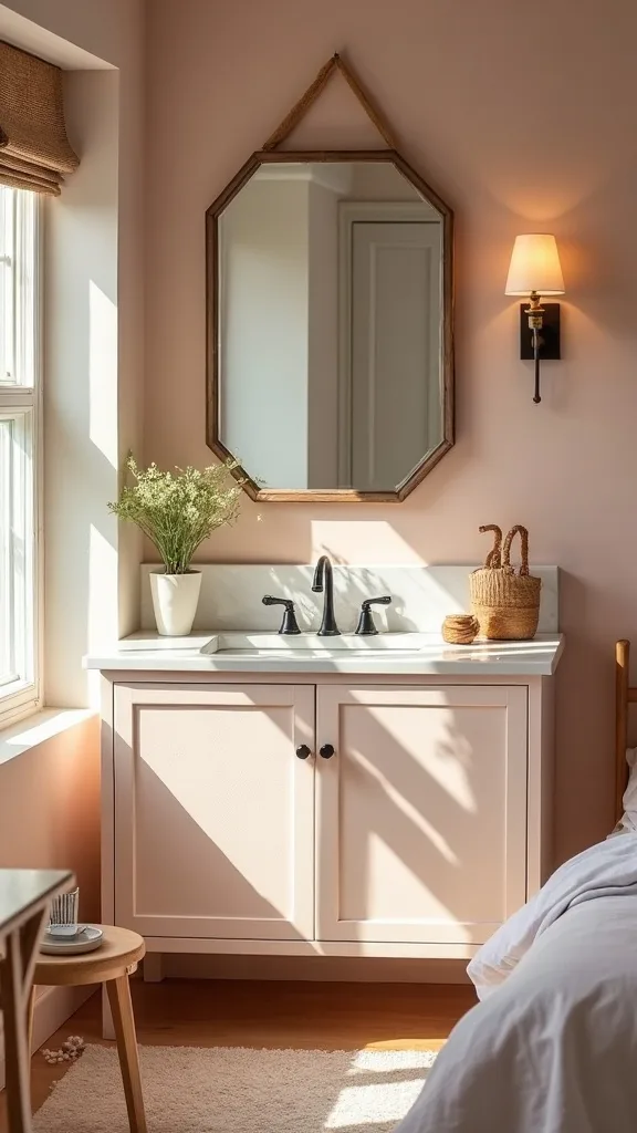 How do you create a cozy color palette without repainting the whole room?