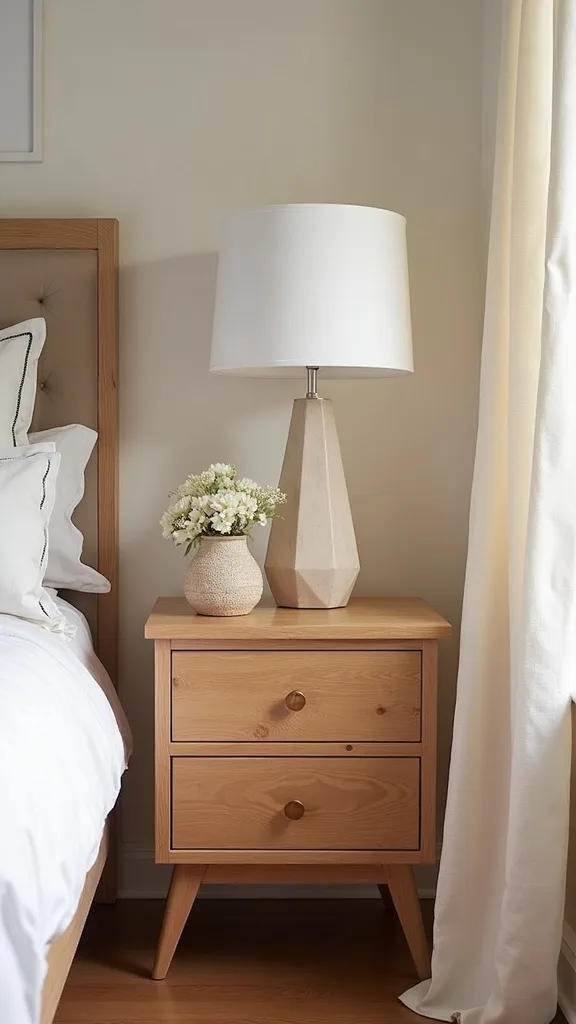 How do you style nightstands when yours don’t match (and you can’t replace them)?