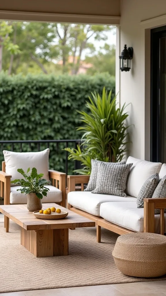 How do I transition patio decor when it’s still hot during the day?