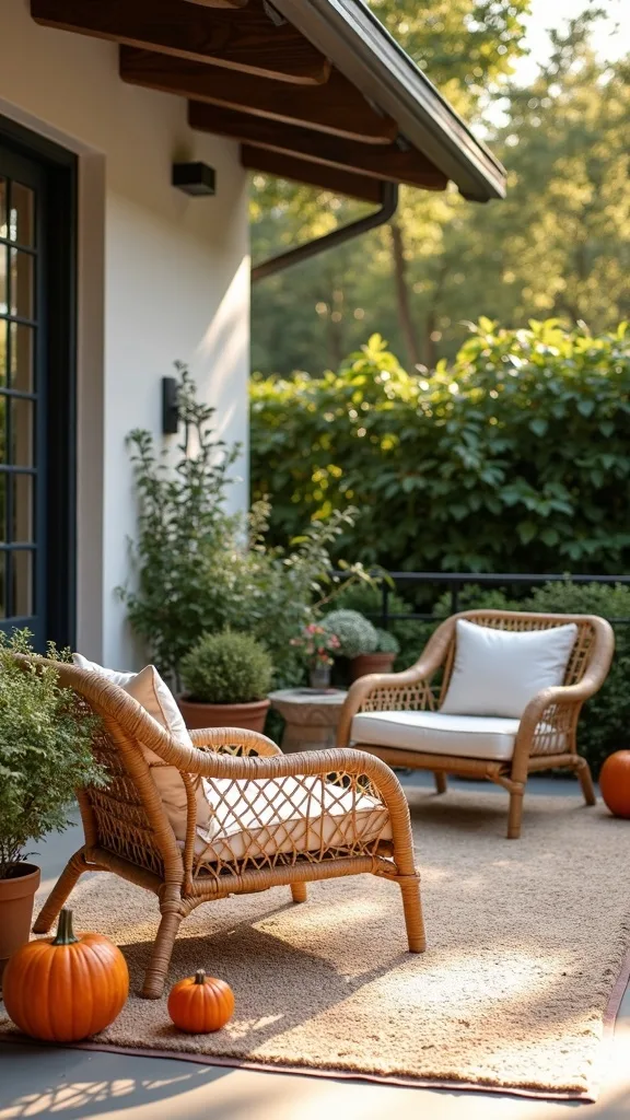 How do I create an outdoor fall transition without going full Halloween?