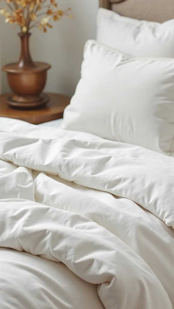 How Can You Make White Bedding Feel Warm for Fall?