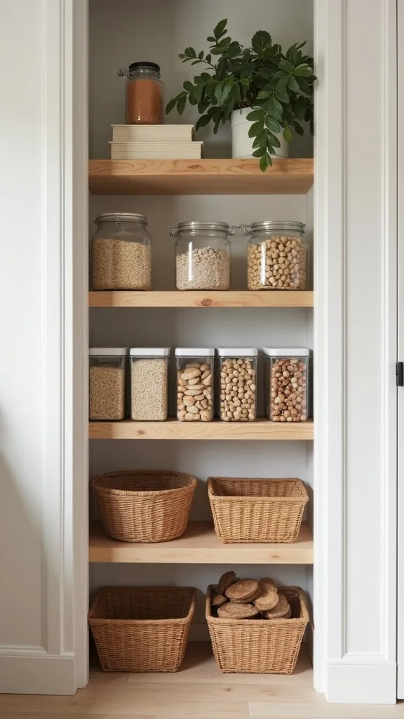 Install Under-Shelf Baskets for Snacks (No Pantry Remodel Needed)