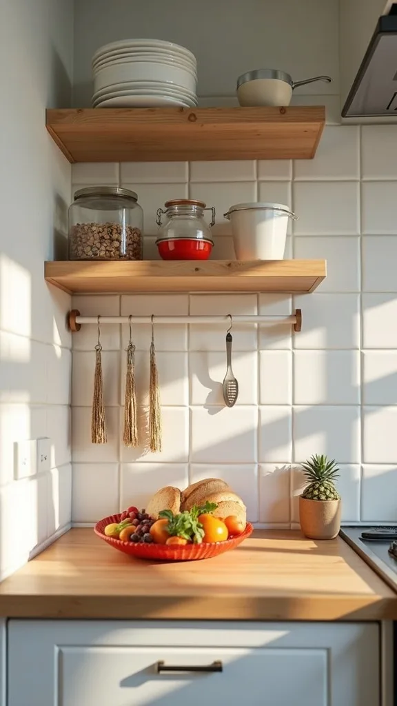 Set Up a “Breakfast Assembly” Shelf for School Days