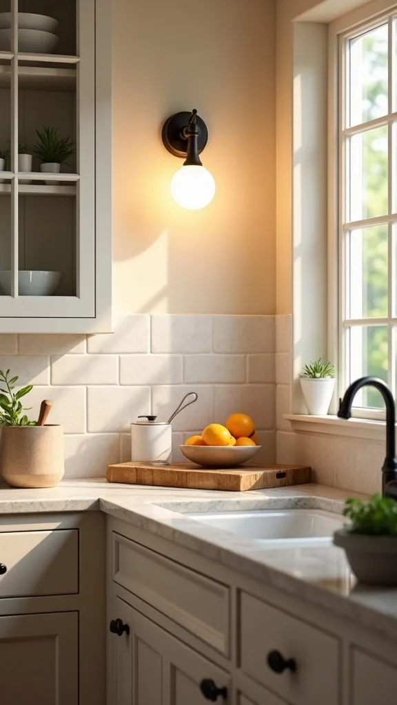 Add Warm White Task Lighting to Your Prep Zone