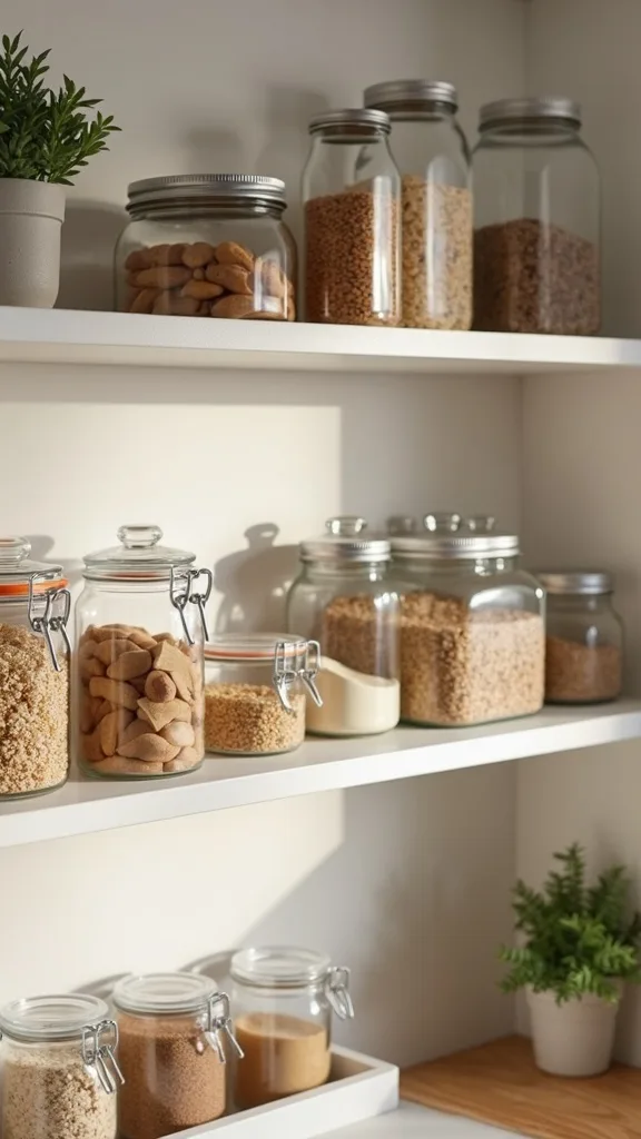 Set Up a “Portioning Shelf” at Eye Level