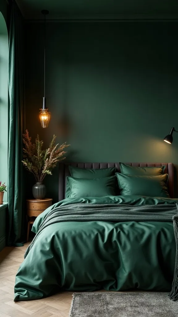 How do you use forest green without making the room feel Christmasy?