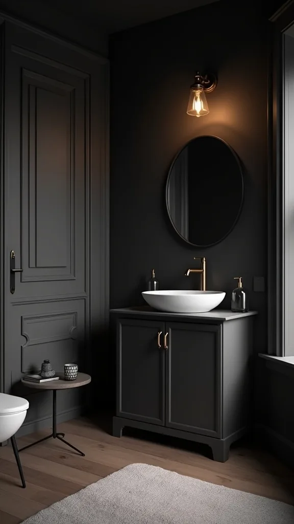 How can you make a rental bedroom moody without painting?