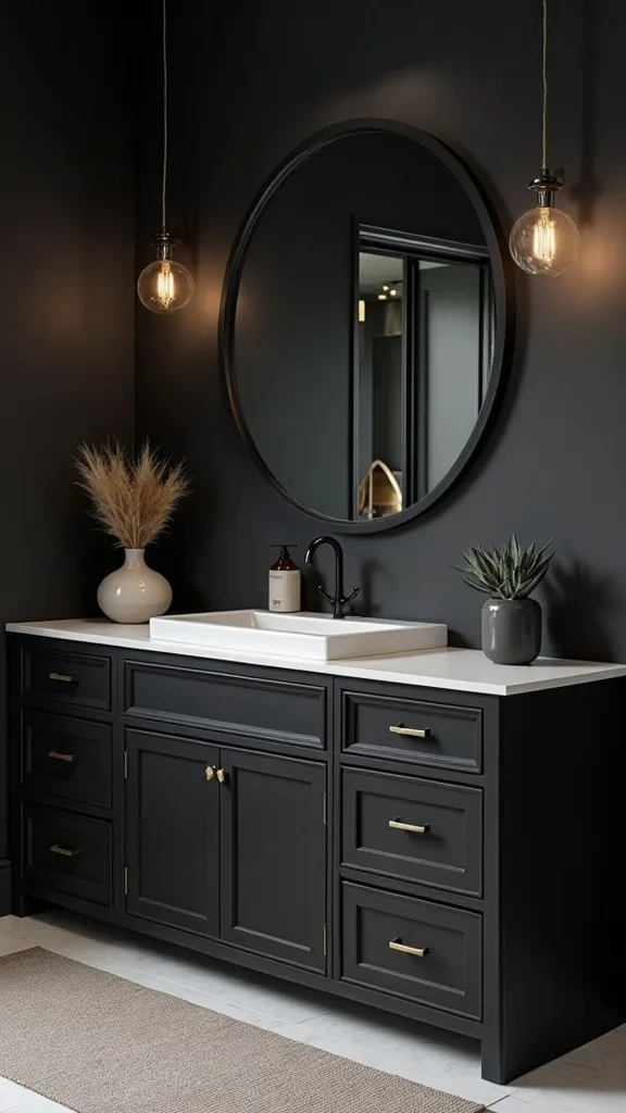 How do you choose a dark paint color that won’t make the bedroom feel smaller?
