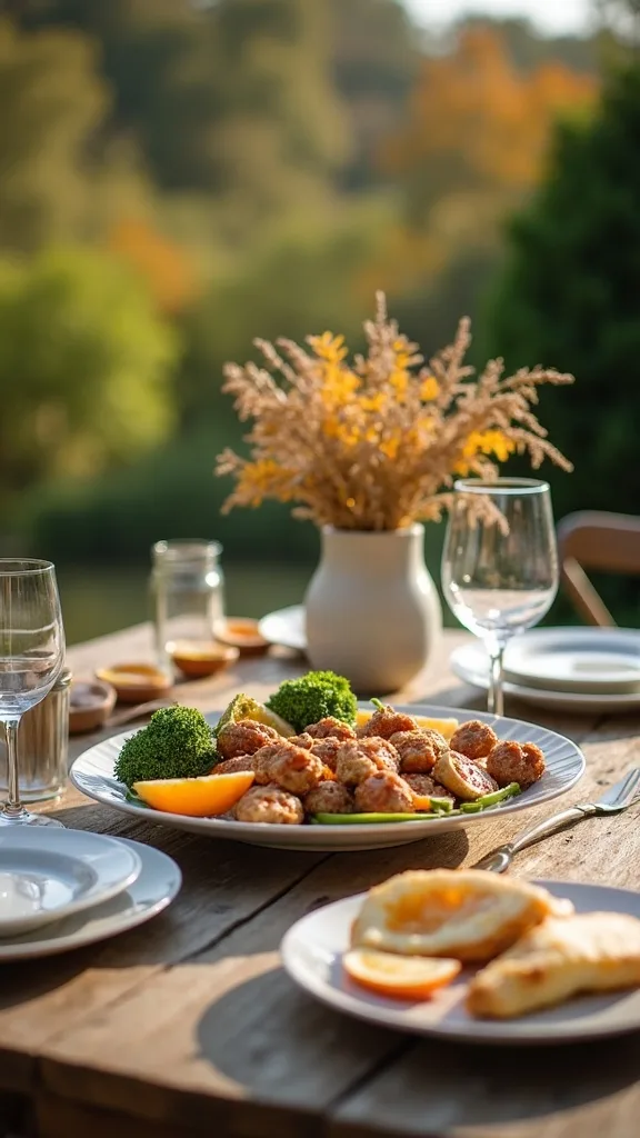 How do I plan a Labor Day outdoor menu that’s table-friendly?