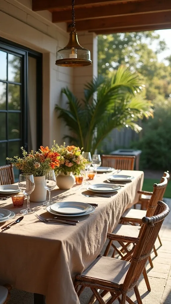 What’s a smart layout for a small patio dining area?