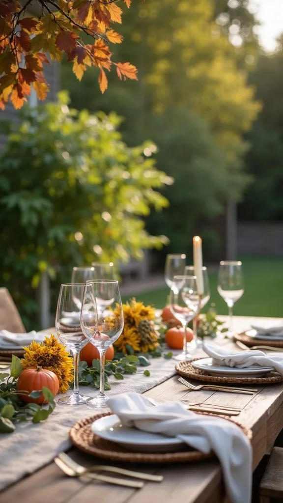 How can I extend outdoor dining into September and October?