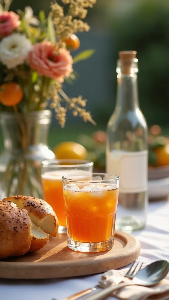What’s a simple drink station setup that keeps kids out of the host zone?