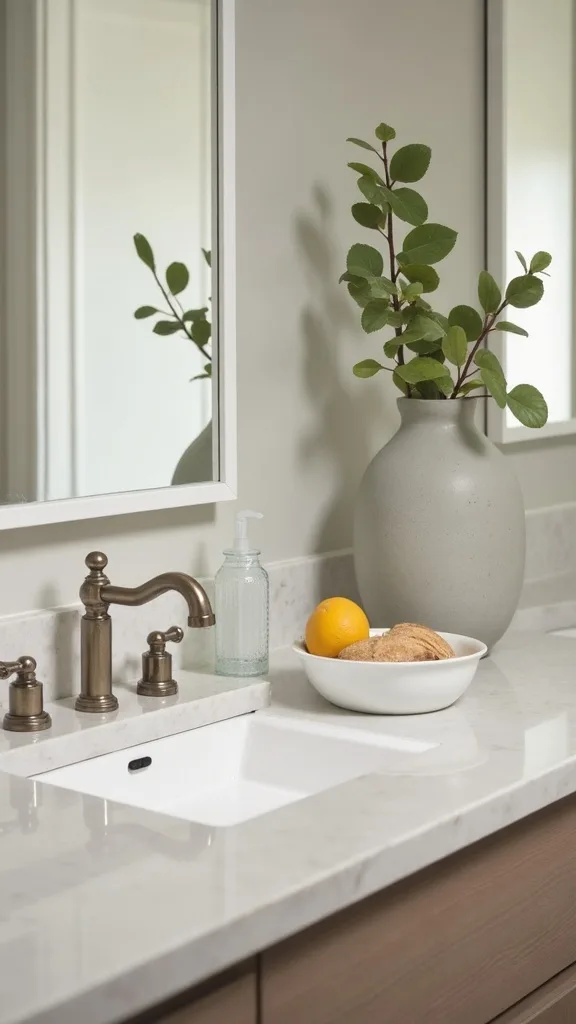 Use one “drop zone” bowl to catch daily small items (and keep surfaces clear)