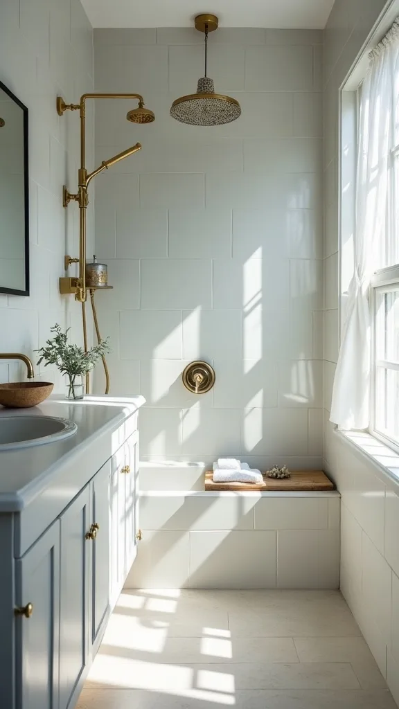 Reset the shower with a top-to-bottom “layered rinse” method