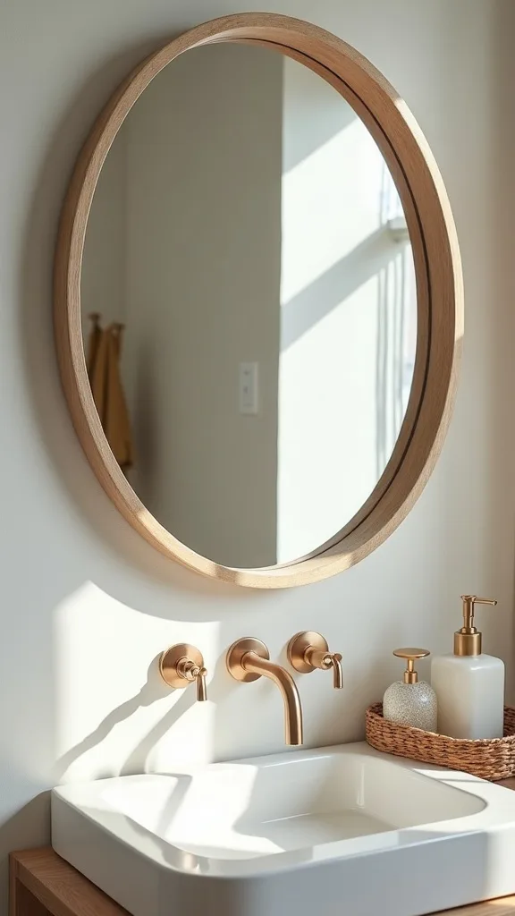 Clean the mirror edges and corners for a true “bright face” moment