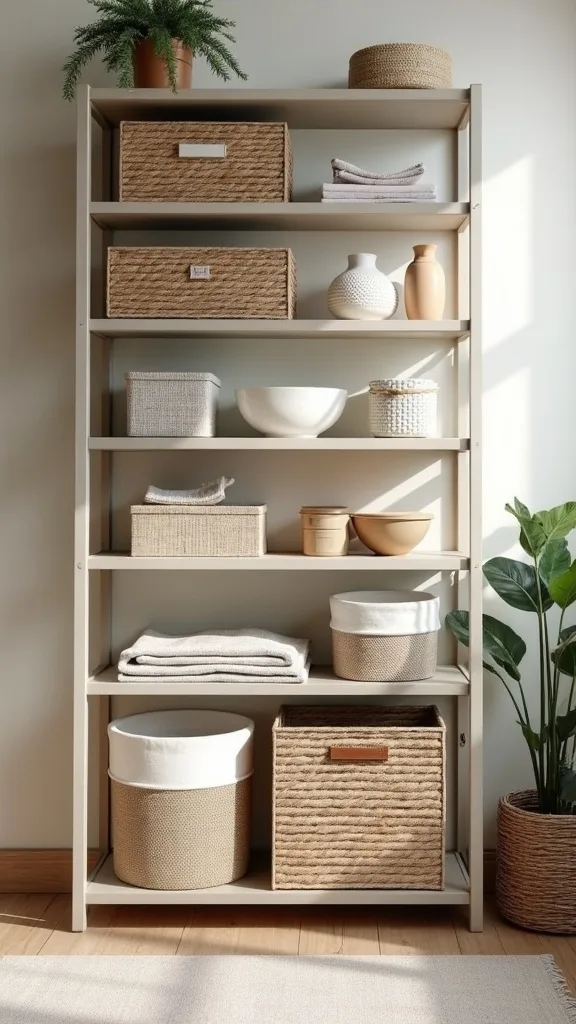 How can I make cheap bins look cohesive (even in a garage)?