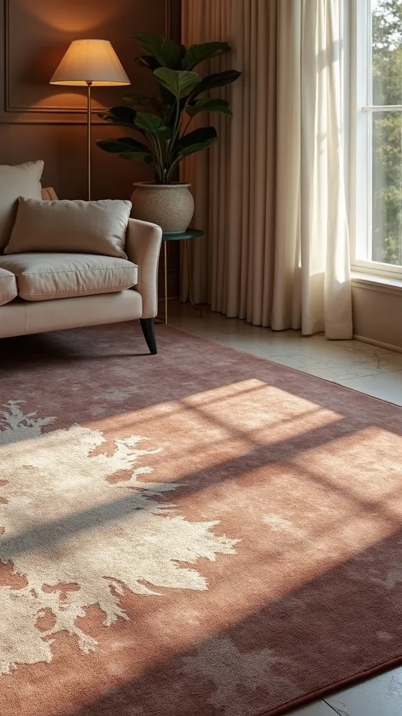 Which rug textures pair best with velvet and wool for early fall?