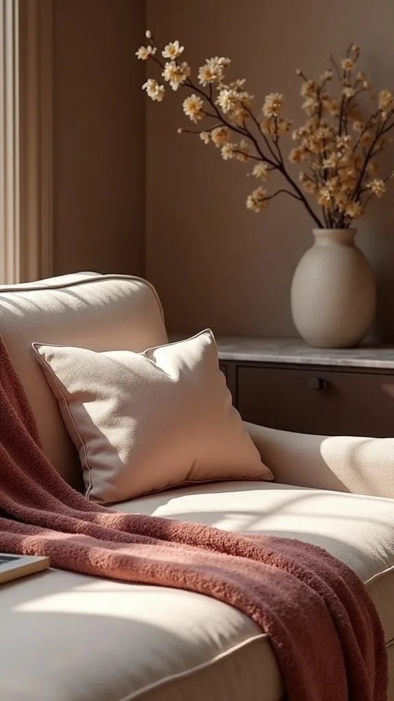 How do you make the living room feel cozy by 7pm on a regular weeknight?