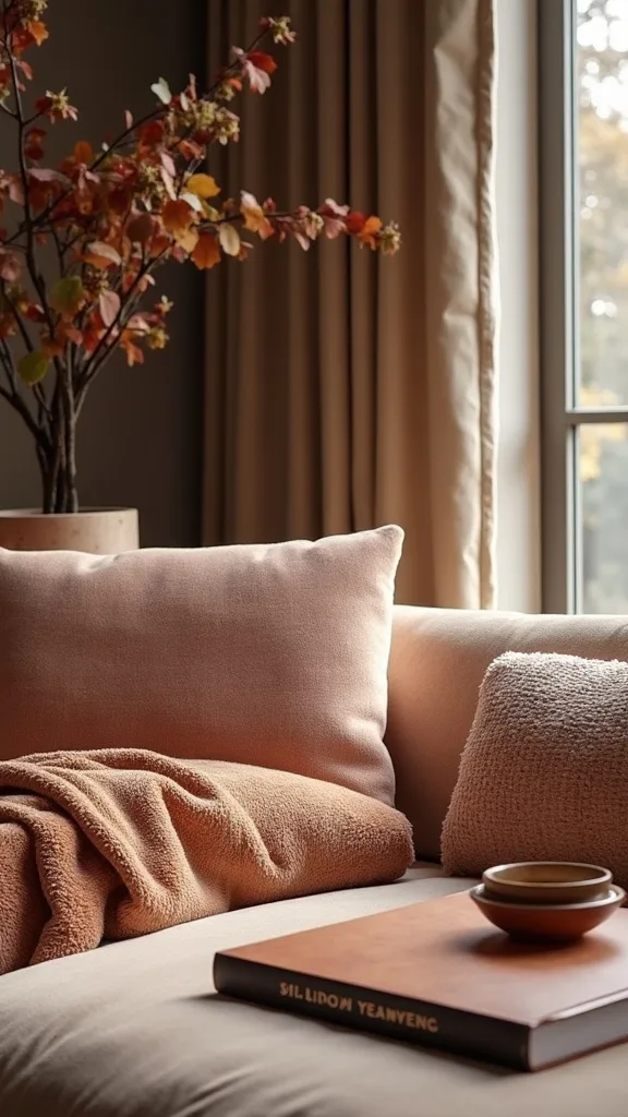 How many velvet pieces are “enough” for fall cozy decor?