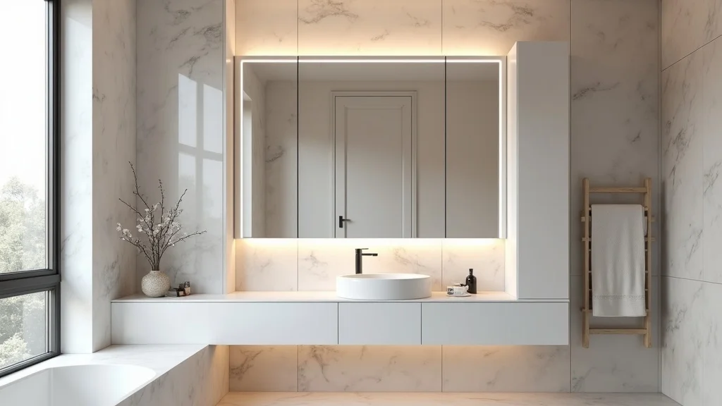 Built-In Bathroom Storage & Cabinet Ideas