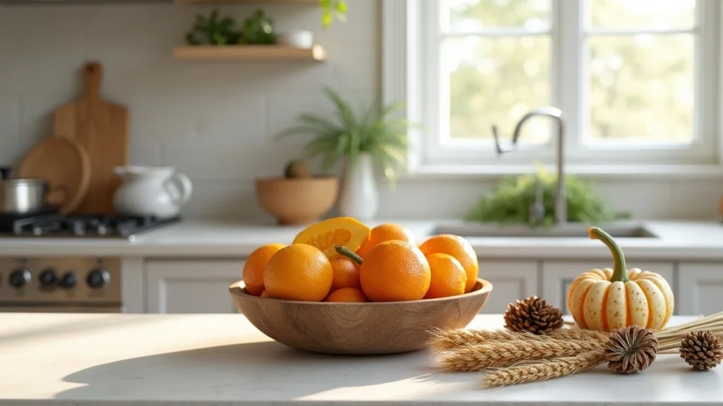 Fall Kitchen Styling & Seasonal Decor Swap
