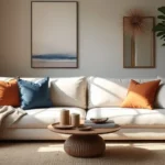 Fall Transition Decor & Earthy Tone Living Room