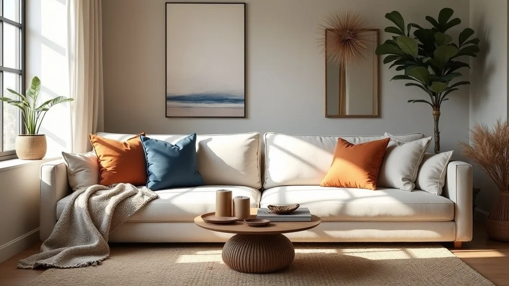 Fall Transition Decor & Earthy Tone Living Room