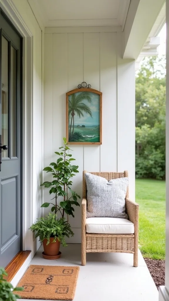 How can I style a porch corner that always looks empty?