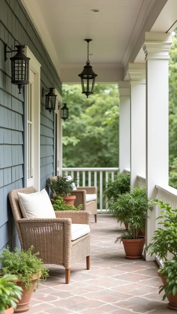 How can I use upcycled items as porch decor without it looking like junk?