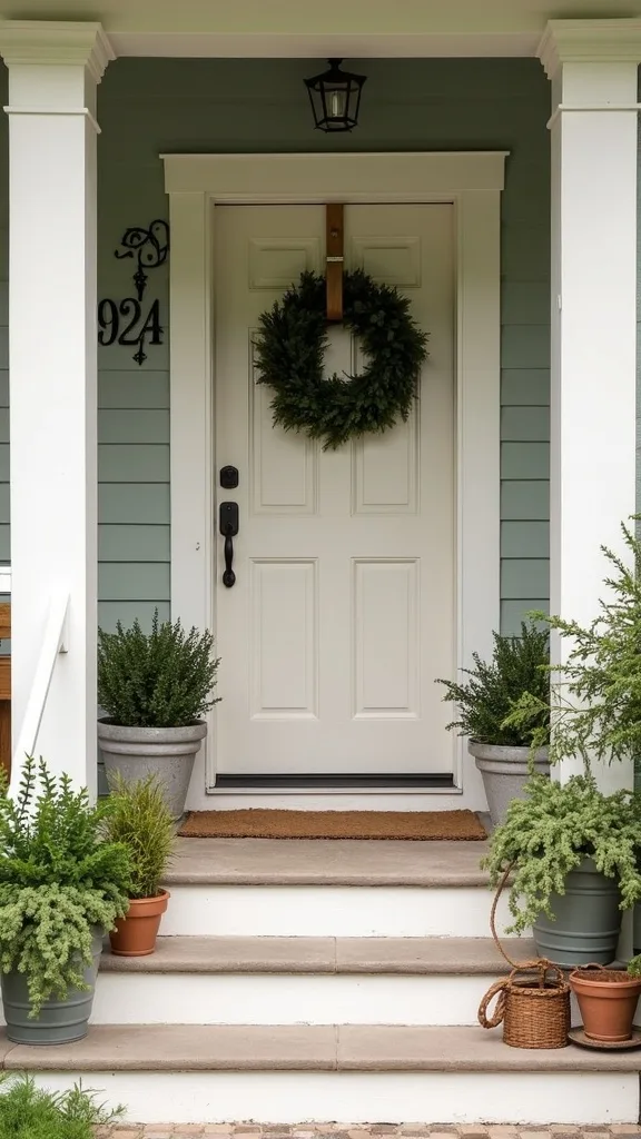 What’s the best way to decorate a porch step (without making it a tripping hazard)?