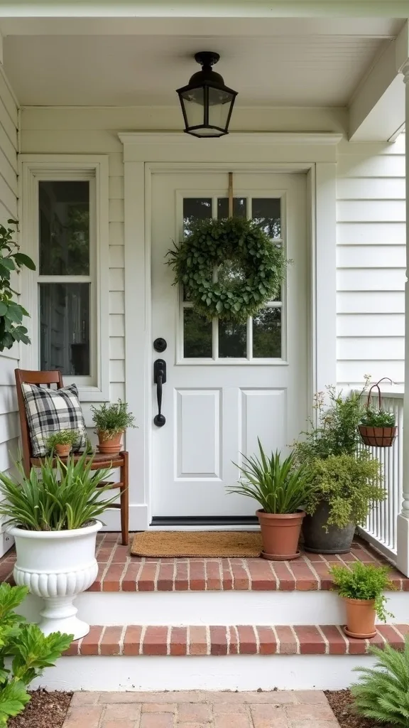 What’s a low-cost way to make mismatched planters look coordinated?