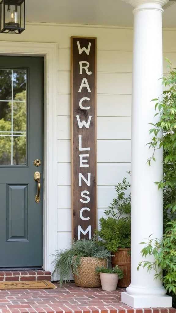 What’s the easiest DIY porch sign that doesn’t scream ‘craft fair’?